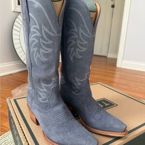 Tecovas Indigo Suede 'The Annie' 6.5 BRAND NEW IN BOX!!!!